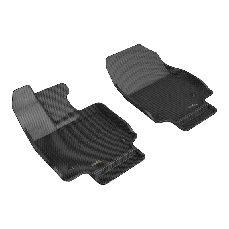 Lexus RX Floor Mats - Front - 3D MAXpider - Kagu Series - Black - `23-`24 Lexus RX Floor Mats - Front - 3D MAXpider - Kagu Series - Black - `23-`24